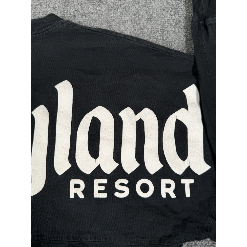 Disneyland Spirit Jersey Adult XS Black Long Sleeve Resort Park Disney Shirt - Picture 13 of 13